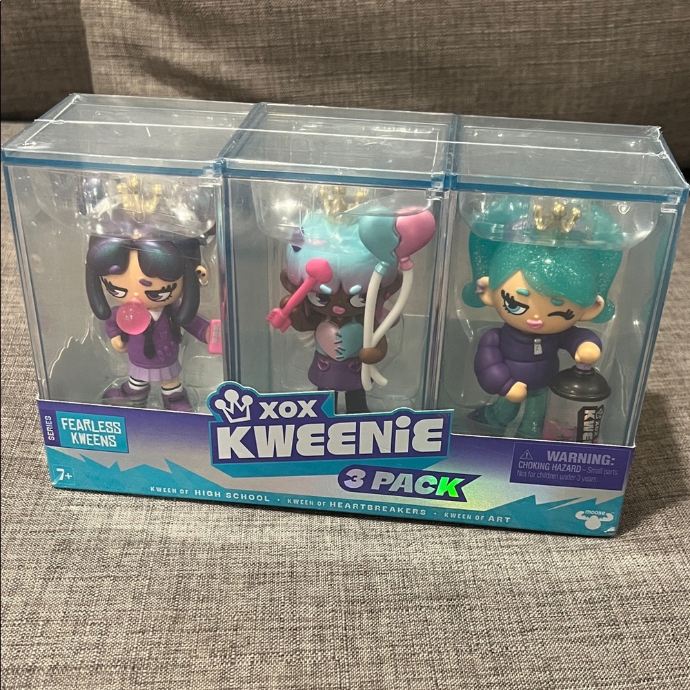 XOX Kweenie 3 Pack Collectible Figures